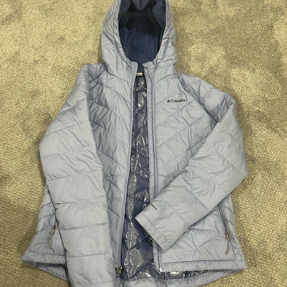 Columbia Blue Quilted Jacket - Picture 1 of 6